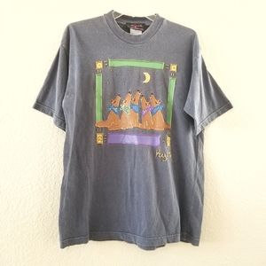 Kyote Hand Painted Graphic T Shirt M